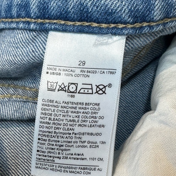 Banana Republic Icon Wide Leg Blue Jeans - Picture 3 of 6